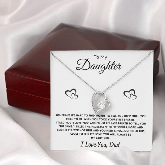 Daughter from Dad l Forever Love Necklace