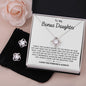 Bonus Daughter-Shine l Love Knot Earring & Necklace Set