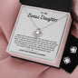 Bonus Daughter-Shine l Love Knot Earring & Necklace Set