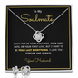 To My Soulmate l Love Knot Earring & Necklace Set