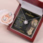 Daughter from Dad l Love Knot Earring & Necklace Set