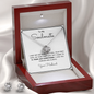 To My Soulmate l Love Knot Earring & Necklace Set
