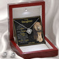 Daughter from Dad l Love Knot Earring & Necklace Set