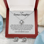Bonus Daughter-Shine l Love Knot Earring & Necklace Set