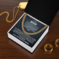 To My Man l Cuban Link Chain