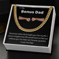 To My Bonus Dad / Cuban Link Chain