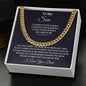 To My Son from Dad l Cuban Link Chain