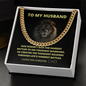 To My Husband l Cuban Link Chain