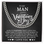 To My Man - V/Day l Cuban Link Chain