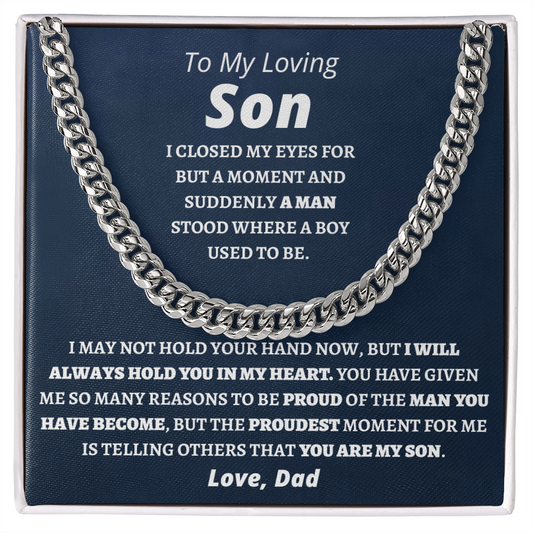 Son from Dad l Cuban Link Chain