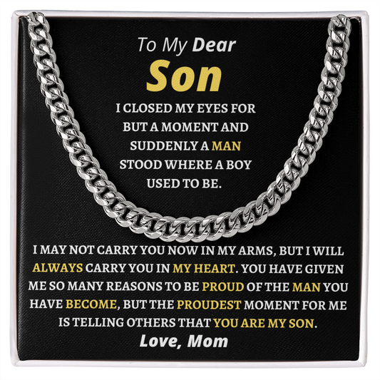 Son from Mom l Cuban Link Chain