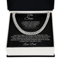 To My Son - from Dad l Cuban Link Chain