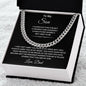 To My Son - from Dad l Cuban Link Chain