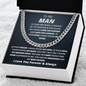 To My Man l Cuban Link Chain