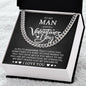 To My Man - V/Day l Cuban Link Chain