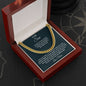 To My Son from Mom l Cuban Link Chain