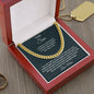 To My Son from Mom l Cuban Link Chain