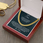 To My Son from Mom l Cuban Link Chain