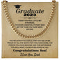 Graduate Son - Dad l Cuban Link Chain