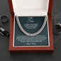 To My Son from Mom l Cuban Link Chain