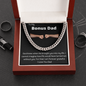 To My Bonus Dad / Cuban Link Chain