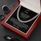 To My Son - from Dad l Cuban Link Chain
