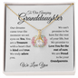 To Our Granddaughter l Alluring Beauty Necklace
