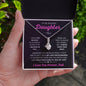 Daughter - Dad Purple l Alluring Beauty Necklace