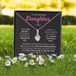 Daughter - Dad Purple l Alluring Beauty Necklace