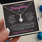 Daughter - Dad Purple l Alluring Beauty Necklace