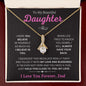 Daughter - Dad Purple l Alluring Beauty Necklace