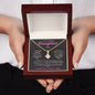 Daughter - Dad Purple l Alluring Beauty Necklace
