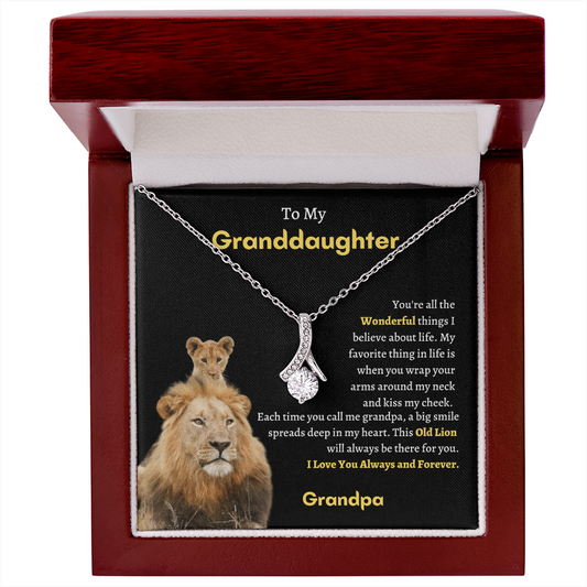 Granddaughter from Grandpa l Alluring Beauty Necklace