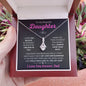 Daughter - Dad Purple l Alluring Beauty Necklace