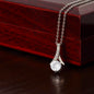 Daughter - Dad Purple l Alluring Beauty Necklace