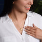 Granddaughter/Grandma - Cross l Love knot Necklace