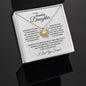 To My Beautiful Daughter l Love Knot Necklace