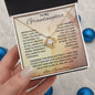 Granddaughter/Grandma - Cross l Love knot Necklace