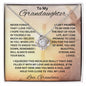 Granddaughter/Grandma - Cross l Love knot Necklace