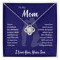 My Mom l Loved Mother - Son l Love Knot Necklace