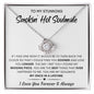 Smokin' Hot Soulmate l Love Knot Necklace