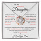 To My Daughter from Dad l Love Knot Necklace