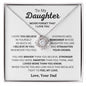 Daughter/Dad - Feeling l Love Knot Necklace