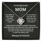 To My Mom - First Home l Love Knot Necklace