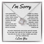 I'm Sorry - Forgive l Love Knot Necklace