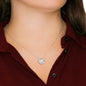 Granddaughter/Grandma - Cross l Love knot Necklace