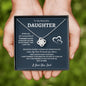 To My Daughter - Life l Love Knot Necklace l Dad