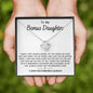 My Bonus Daughter -Blessing l Love Knot Necklace