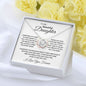 To My Beautiful Daughter l Love Knot Necklace