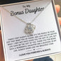 My Bonus Daughter -Blessing l Love Knot Necklace